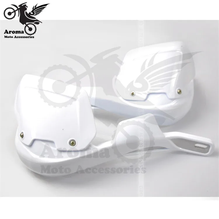 7 цветов moto rcycle защита от падения moto rbike handguard для yamaha honda suzuki kawasaki moto ручная защита красочные - Цвет: white 22mm