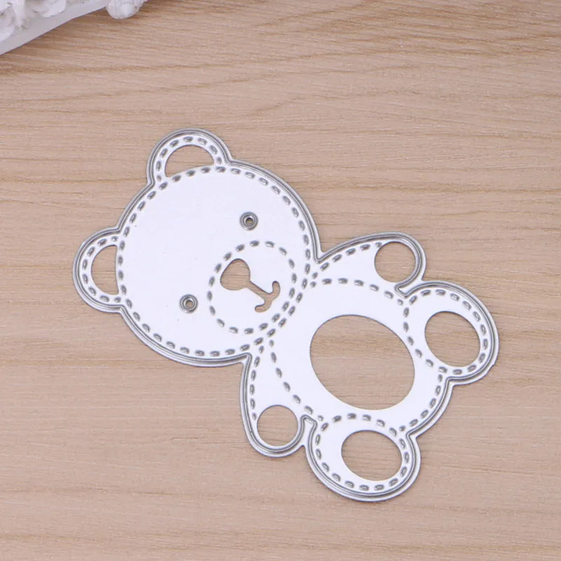 Медвежонок резки штампы трафарет бумажная карточка для скрапбукинга