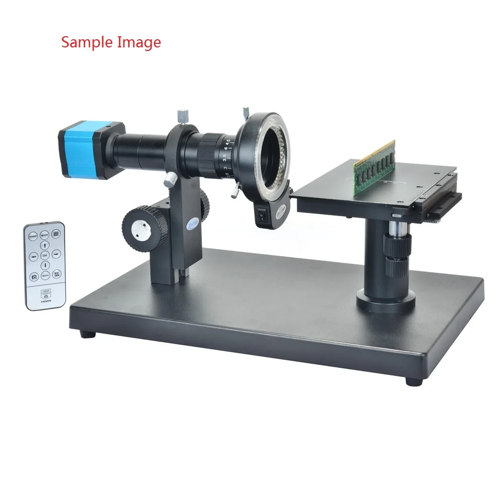 Горизонтальная стойка для стерео микроскопа настольная подставка 50 мм Держатель