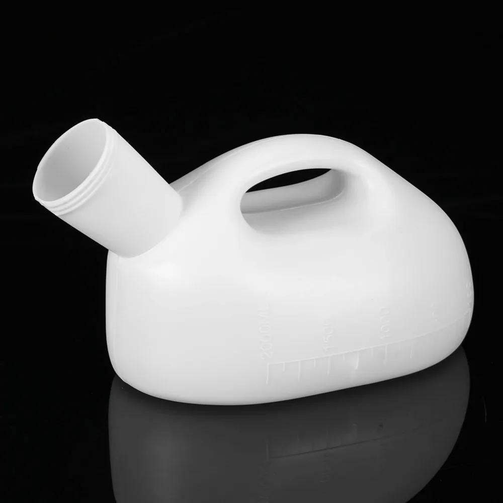 2000 мл дорожный горшок для детей Герметичный портативный мочи бутылка со шлангом