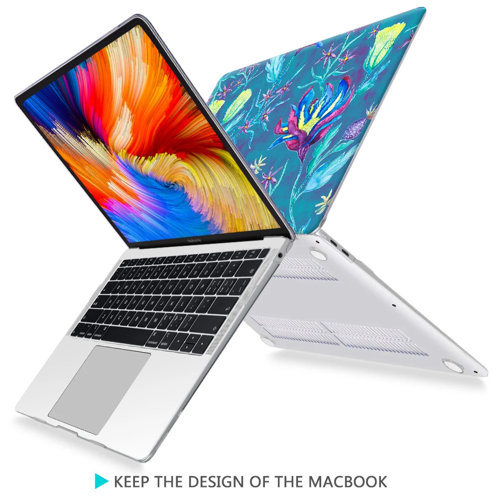 Чехол с принтом Redlai для Apple MacBook Air 11 13 Pro retina 12 15 пластиковый жесткий чехол mac 3 Touch Bar