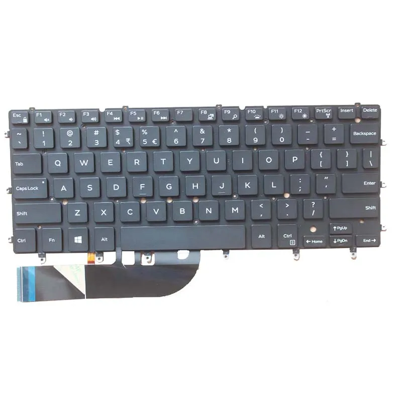 Клавиатура для ноутбука Dell P57G P57G001 P41F P41F001 17-3000 0DKDXH NSK LS0BW черный с подсветкой -