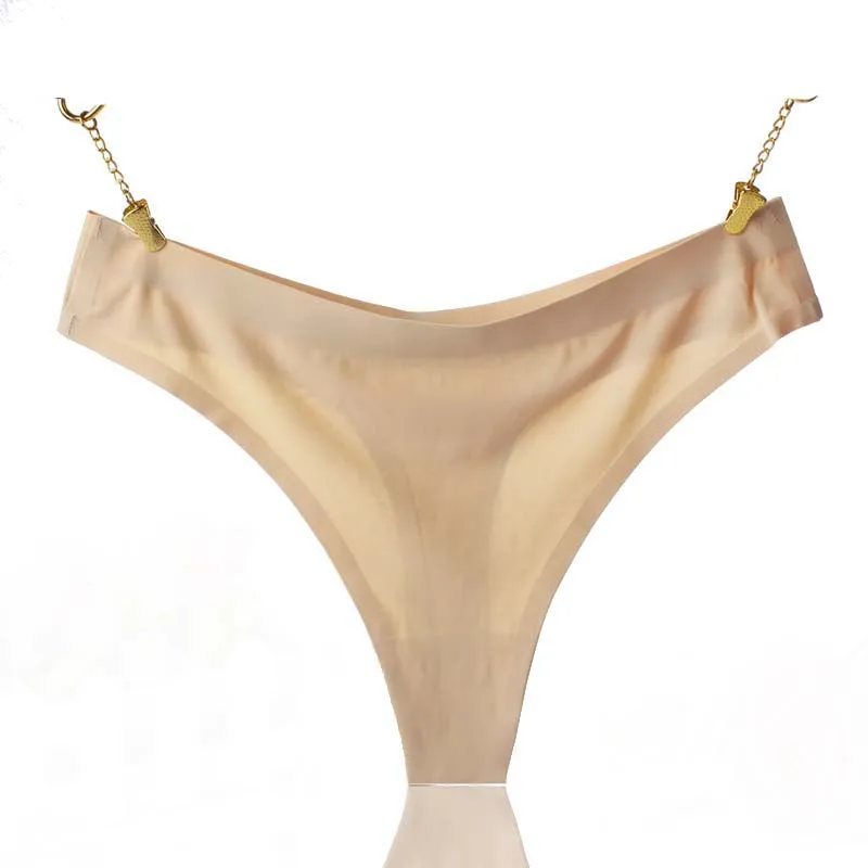 Большие размеры сексуальные женские стринги и Бесшовные трусы танга невидимые Т