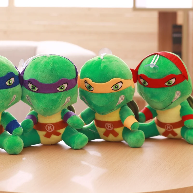 1 шт. Kawaii Mini Ninja Игрушка-черепаха стежка Брелок для рюкзака сумка Подвеска чучела