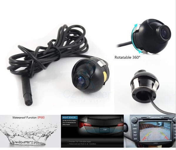 

Koorinwoo 7 Inch TFT LCD Mirror monitor 1024*600 MP5/MP4 Bluetooth SD/USB Slot car Front camera CCD Rear view camera Parking