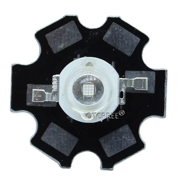with 20mm pcb 1 шт. 3 Вт Высокая мощность 3535 светодиоды УФ Фиолетовый светильник чип 365 385 395nm 400 405nm 430nm для сушки ногтей идентификация валюты DIY - Испускаемый цвет: with 20mm pcb