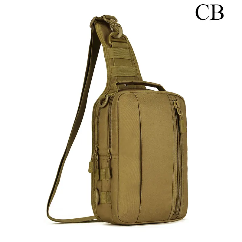 CB SINAIRSOFT Военный Тактический Рюкзак Molle Кроссбоди Нейлон 10 дюймов планшет Рюкзаки Кемпинг Охота Рыбалка Спортивная Сумка - Цвет: CB