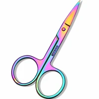 rainbow nail cuticle scissor stainless steel dead skin scissor remover nipper clipper nails art manicure tools support wholesale