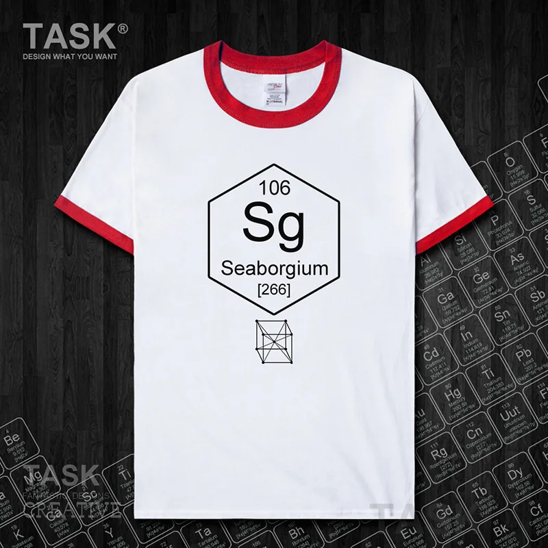 Химическая периодическая таблица 1062 футболка Sg Chemistry одежда с короткими рукавами