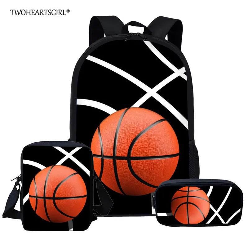 Twoheartsgirl детей школьные ранцы для мальчиков ортопедические рюкзаки баскетбол