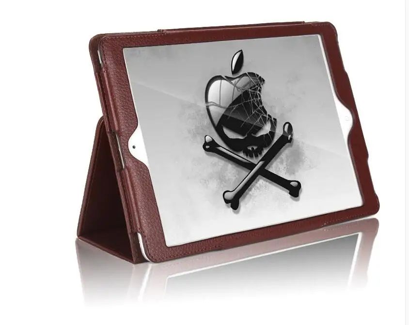 Для Apple iPad Air 1 чехол с откидной подставкой кожаный чехол для Apple iPad Air 1 планшет Capa Fundas Coque+ стилус защита экрана - Цвет: Brown