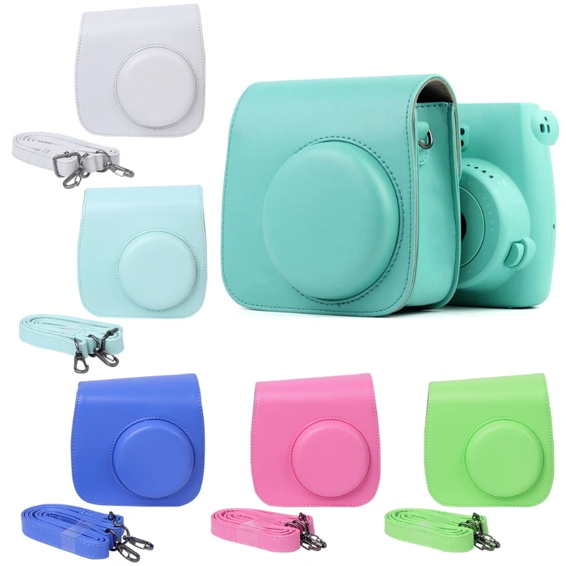 Сумка для камеры Instax Mini 8 9 чехол из искусственной кожи с плечевым ремнем