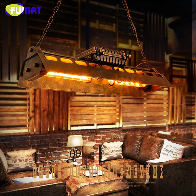 FUMAT Amercian Лофт винтажные подвесные светильники Edison промышленное освещение для