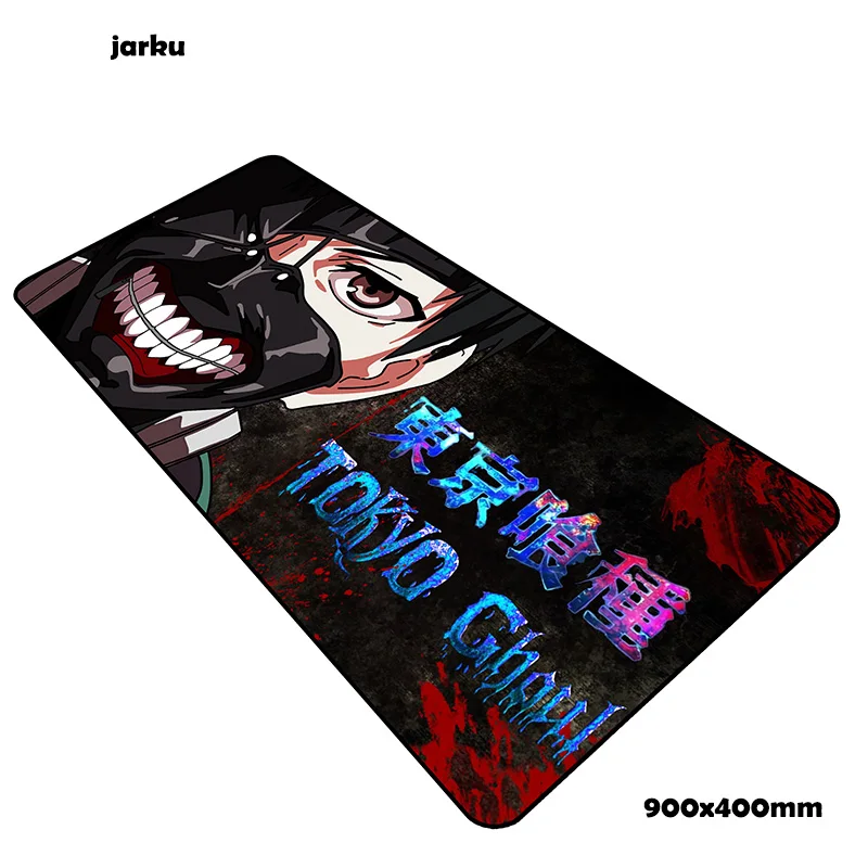 size 900x400x2mm Коврик для мыши с изображением Токийского Гуля 900x400 мм, эргономичный коврик для мыши, лучший игровой коврик для геймера, офисный персональный Коврик для мыши, клавиатура, ПК - Цвет: size 900x400x2mm