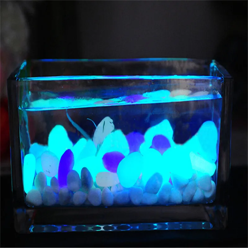10 лампочек светящиеся булыжники фотолампочки для аквариума сада воды|glow in dark|glow