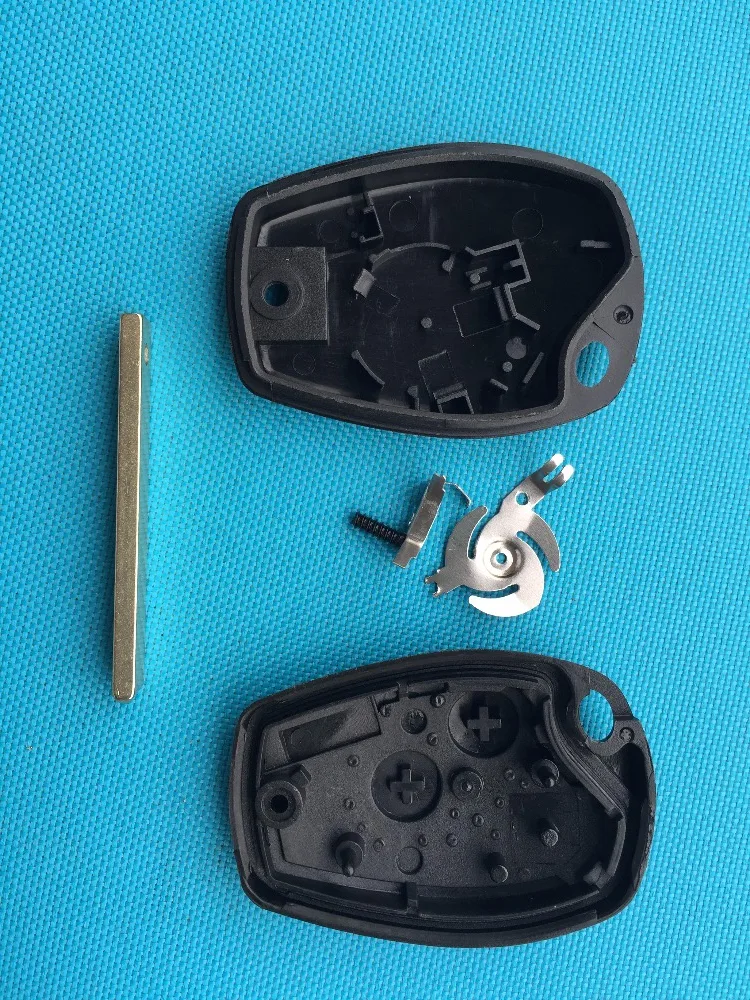 ZABEUDEIR For Renault Clio III Master Kangoo II Modus Modus Master Twingo 2 Button Remote Key case shell uncut blade no logo