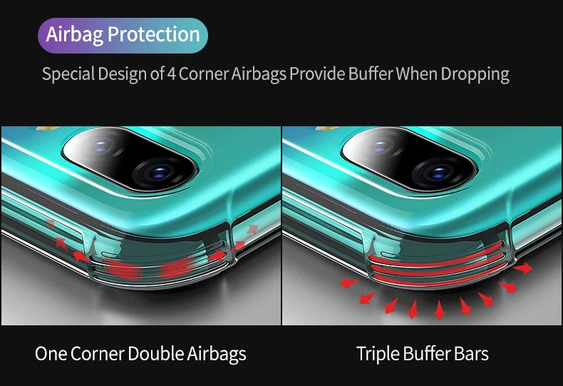 MSVII Кристальный чехол для huawei Honor 10 чехол Прозрачный Ультра-тонкий чехол для huawei Honor 10 подушка безопасности чехол s мягкий, гибкий, из ТПУ