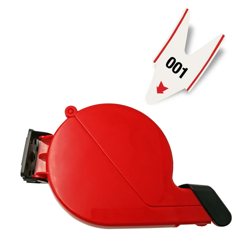 red with 3-digit Раздатчик билетов в очереди машина принимает номер билета для системы управления очередью - Цвет: red with 3-digit