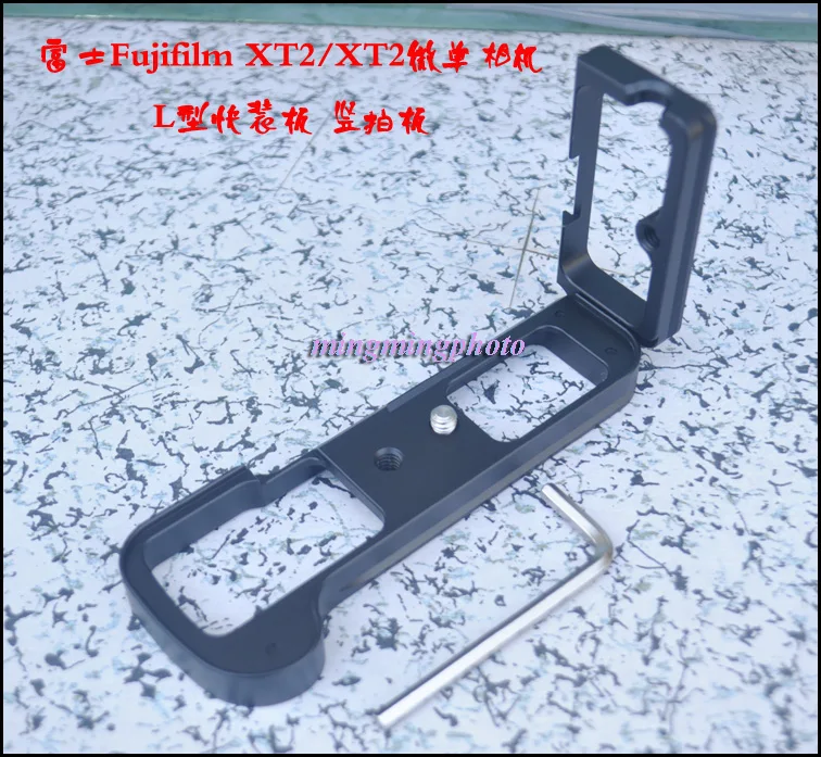 

L-образный вертикальный стрелять Quick Release Plate кронштейн рукоятки держатель для цифровой фотокамеры Fuji Fujifilm X-T2 XT2 Камера штатива Arca Swiss