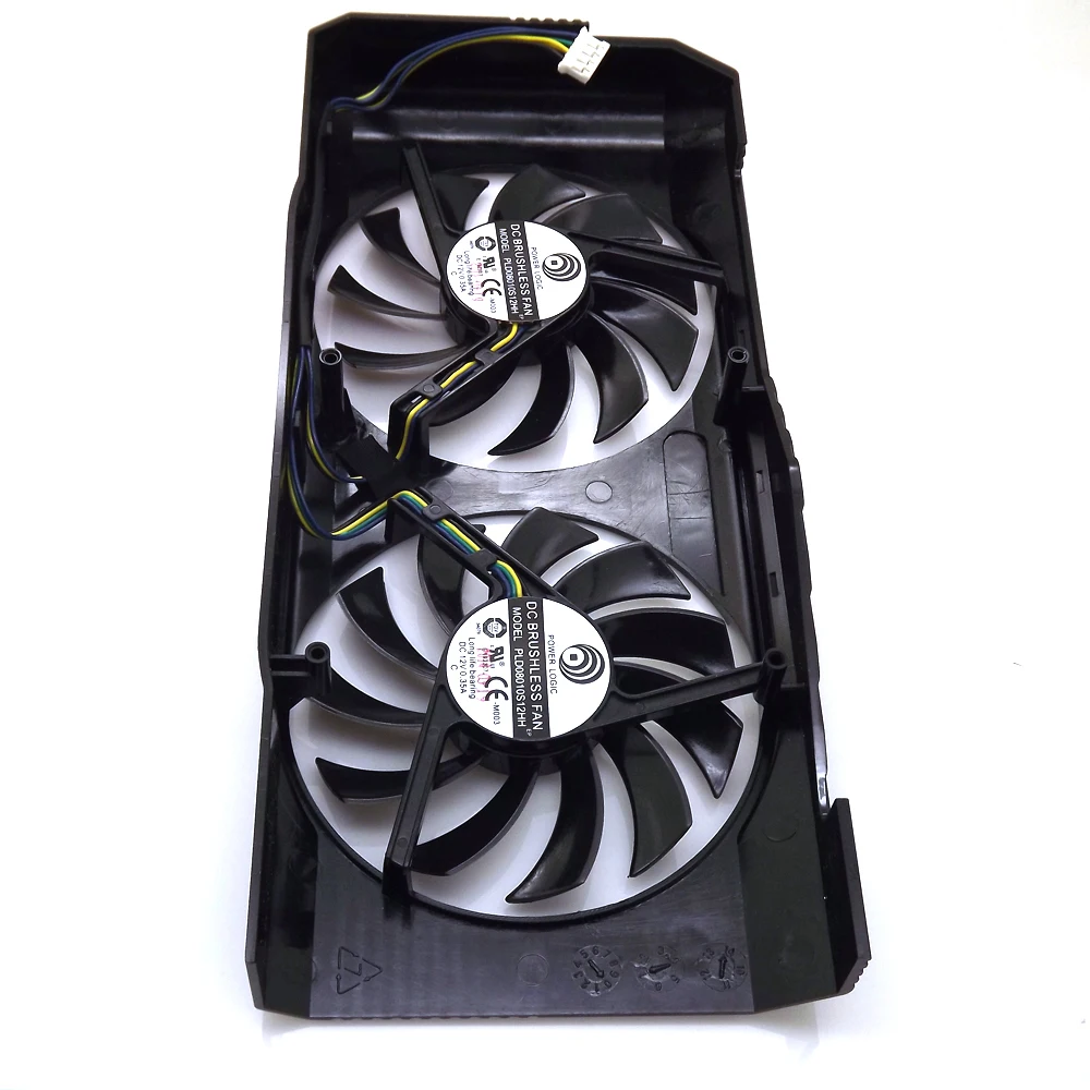Вентилятор Power logic pld08010s12hh 12 В 0 35a 75 мм fUr msi r7770-2pmd n460gtx + m2d-serie n460 n560gtx v5 grafikkarte kUhlung |