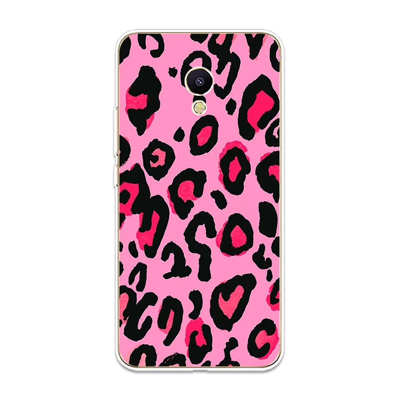 Leopard Print Patterned Silicone Phone Case Couqe Fundas For Meizu M3 M5 M6 NTOE M3S M5S M5C M6S M6T Shell Soft Cover |