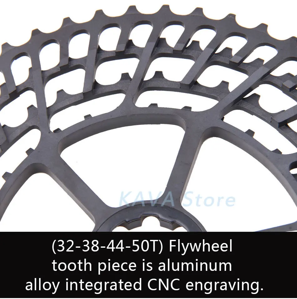 SUNSHINE MTB 12 скоростей кассета 11-50T Сверхлегкая 399 г CNC Freewheel горный велосипед запчасти для XTR GX NX