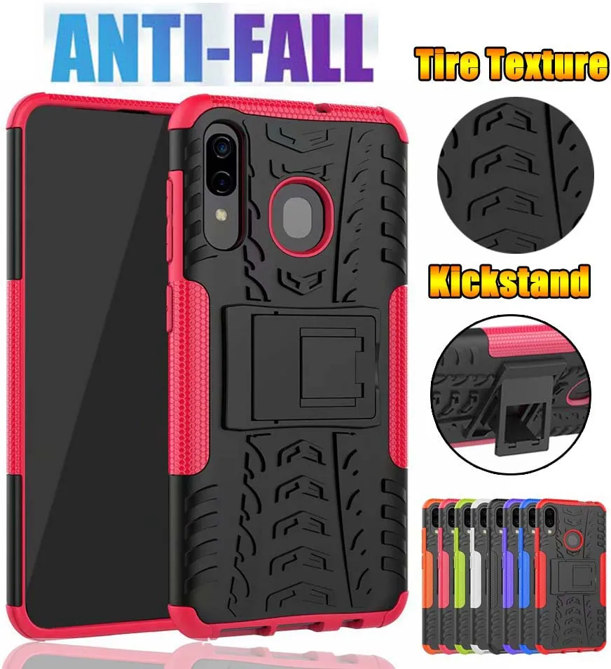 Luxury Heavy Duty Protection Armor Shockproof Phone Case Cover Rigid PC+Rugged Rubber Hybrid Kickstand For Huawei P10 P20 P30 | Мобильные