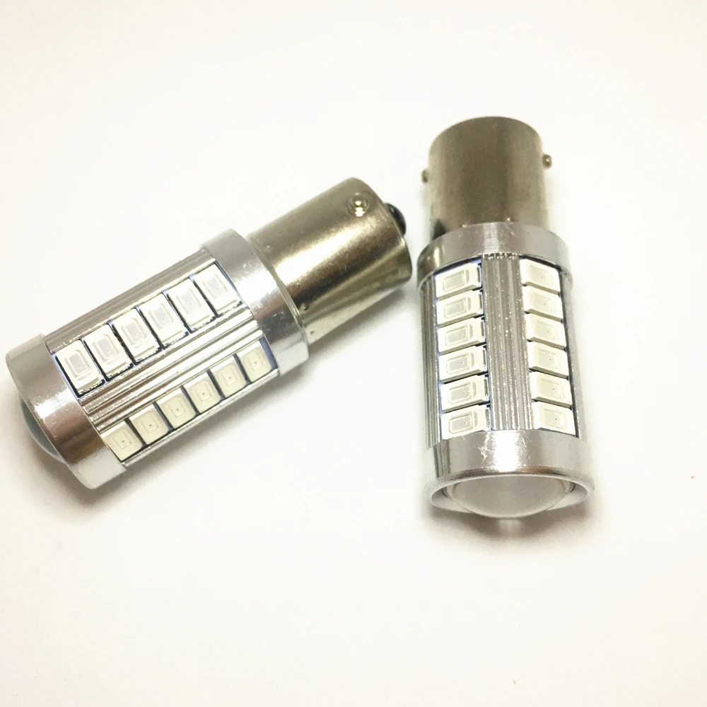 2 шт. 1156 ba15s P21W led 5630 5730 smd Автомобильный задний стоп светильник s красный белый