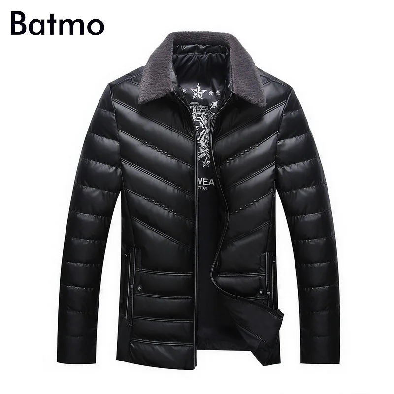 Batmo 2017 новое поступление высокое качество 90% белый пуховик для мужчин винное зимнее пальто ветрозащитное