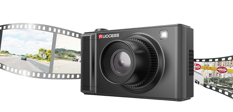 RUCCESS DVR Full HD 1080P Автомобильный видеорегистратор камера видеорегистратор 2,0 дюймов Мини Автомобильная камера видеорегистратор ночное видение 150 градусов WDR Dashcam