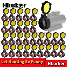 Hlurker охотничий 30-69 мм прозрачный страйкбольный прицел крышка объектива флип-ап Быстрый протектор пружины крышка желтый объектив крышка