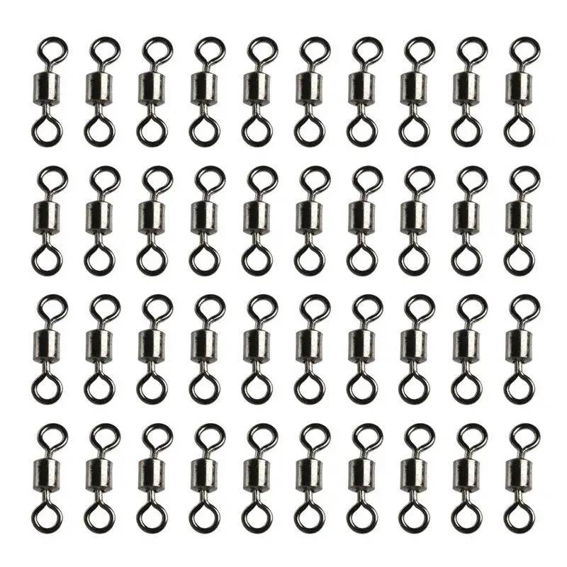 100 шт. шариковый подшипник шарнирное твердое кольцо рыболовная леска соединитель