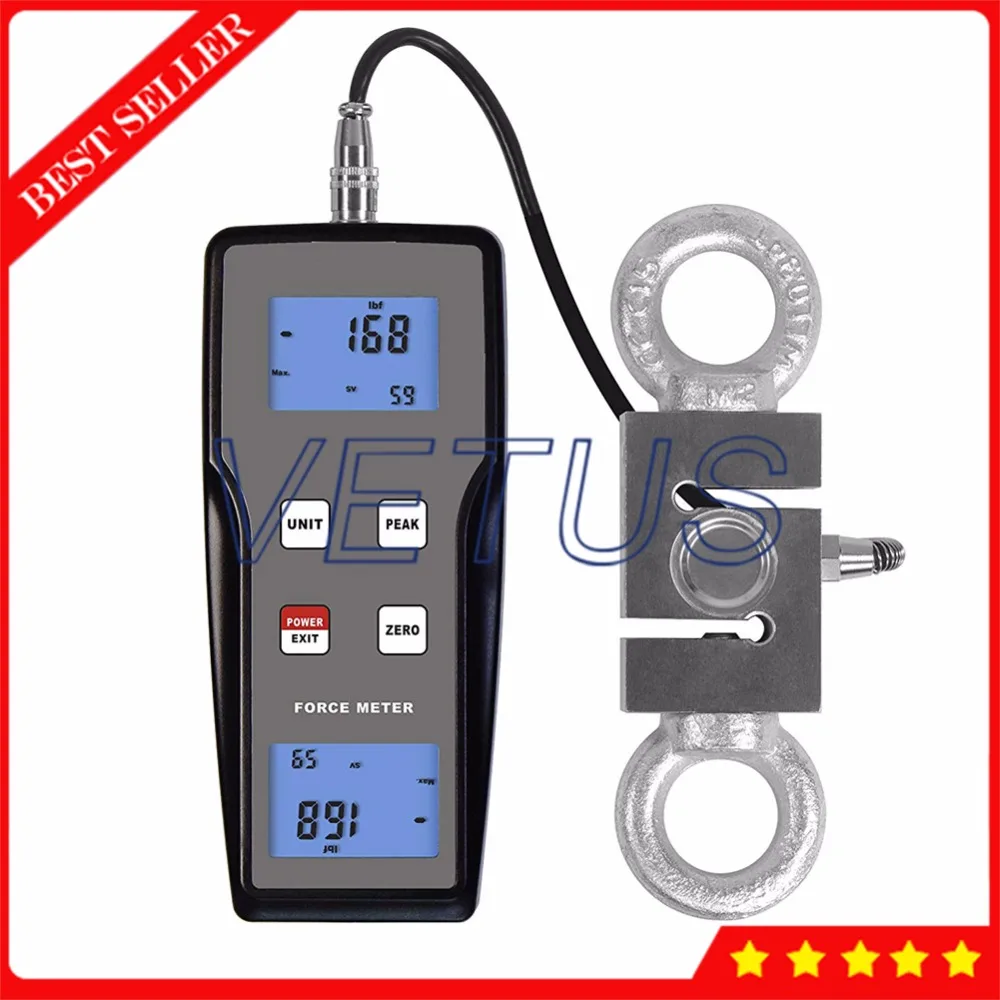 FM-204-1000K Digital Force Gauge for Push and Pull Testing Machine Measuring 3 Measurement Units Kgf N Lbf | Инструменты