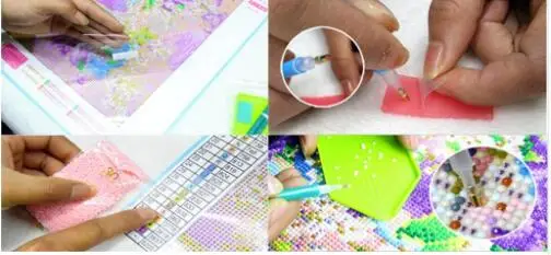 DIY Diamond Painting Needlework Cake & milk Cookies Full Square/Round Mosaic Embroidery Landscape Pattern Decor | Дом и сад