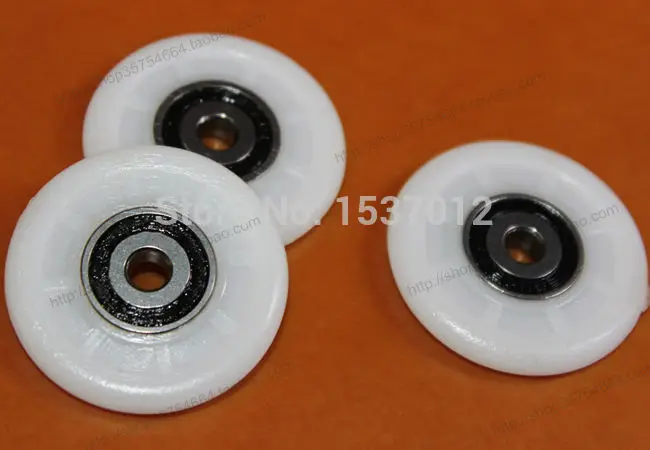 Nylon plastic guide wheel bearing embedded 625RS size 5*35*5mm | Обустройство дома