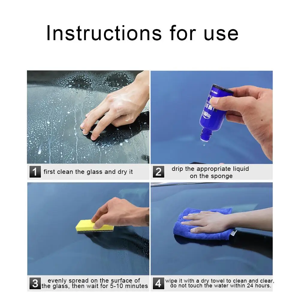 50 мл автомобильное стекло покрытие агент зеркало заднего вида непромокаемое
