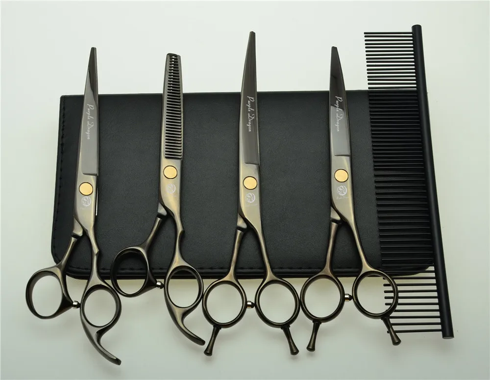 Парикмахерские ножницы для домашних животных 7 дюймов 19 см 4 цвета высокое