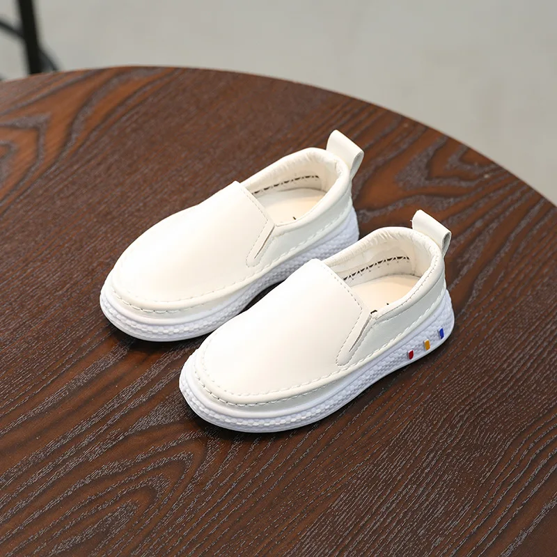 Детские кроссовки Новинка осени 2017 модная розовая кожаная водонепроницаемая