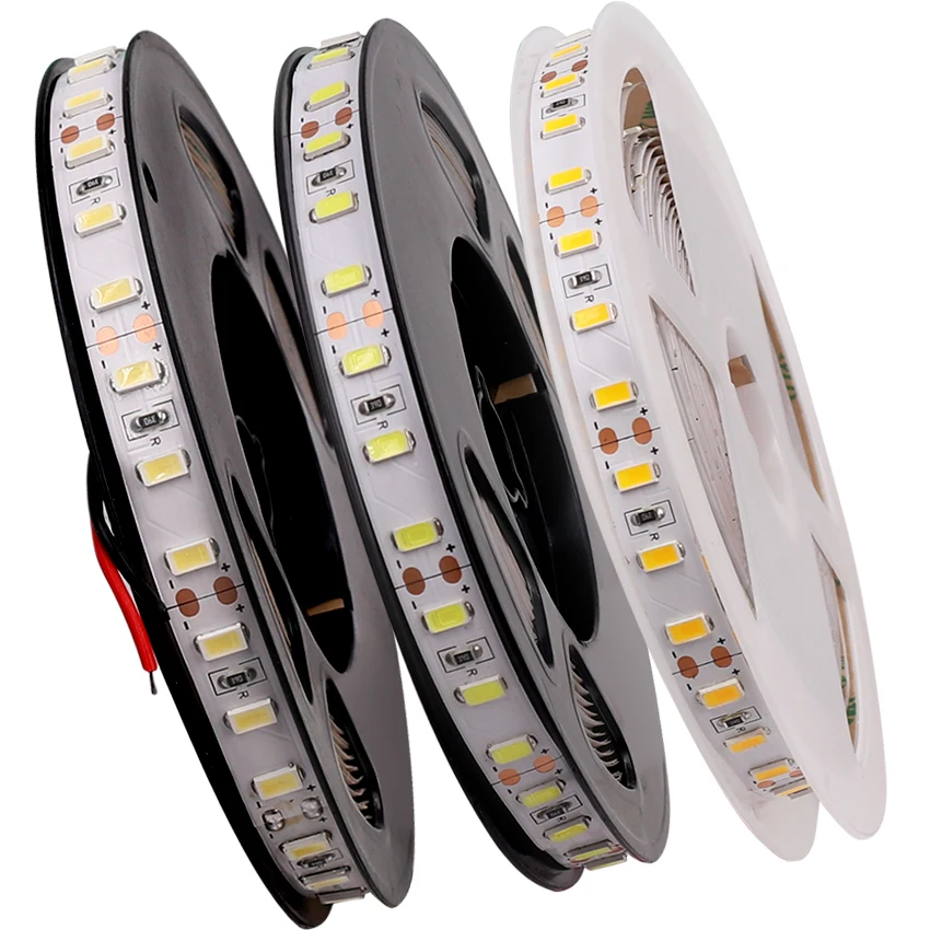 XUNATA 5 м СВЕТОДИОДНАЯ лента SMD 5730 90 светодиодов/м гибкая светодиодная свет не