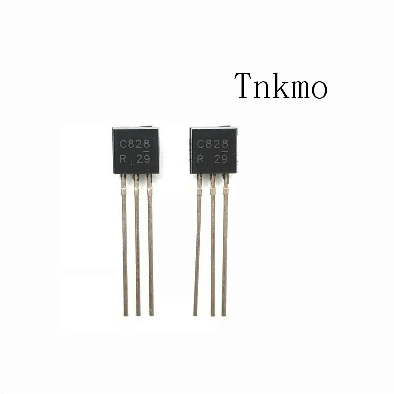 100 шт. 2SC828 C828 TO-92 небольшой транзистор 0.1A 30В Новый | Электроника