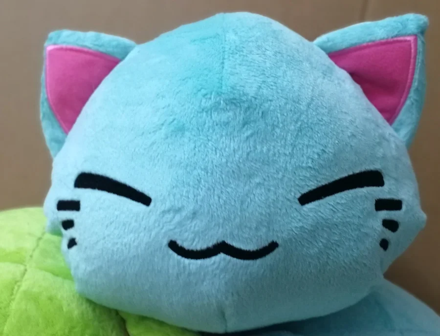 28 мультяшных фигурок кошки Nemuneko, серия вампира и ангела, Спящая кошка, мягкие плюшевые игрушки, Kawaii Maneki Neko, подушка, плюшевые игрушки
