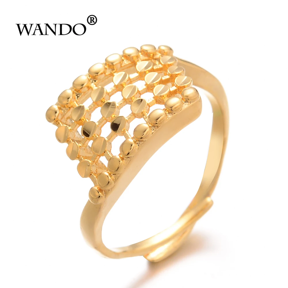 Кольца WANDO 10 стилей, уникальные индивидуальные кольца в виде цветка для женщин, африканские Свадебные вечерние Роскошные ювелирные изделия для девушек, подарки R63