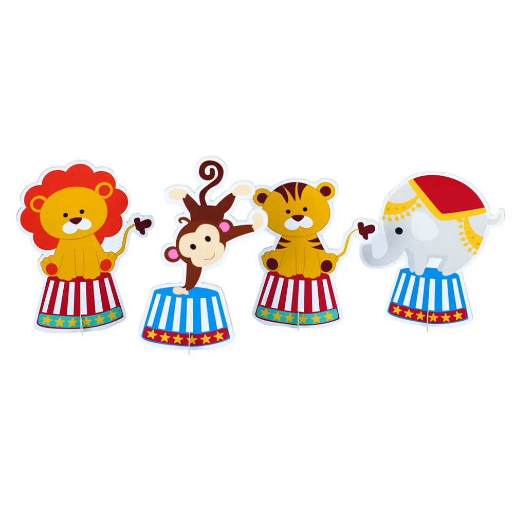 Центральный элемент стола цирка украшения центральный на день рождения товары