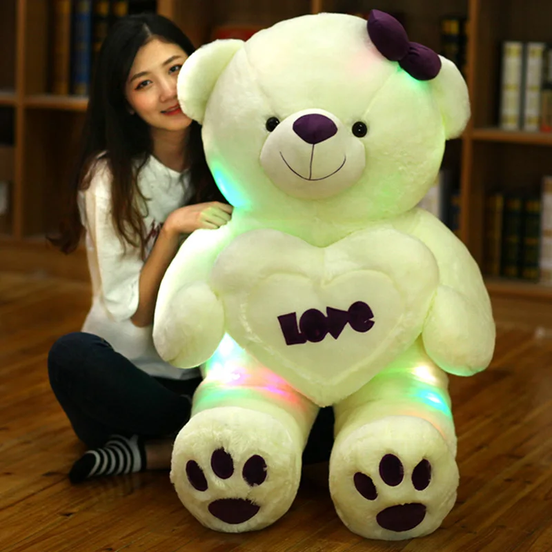 Светодиодный светильник Bluetooth музыкальный любитель плюшевый мишка мягкие