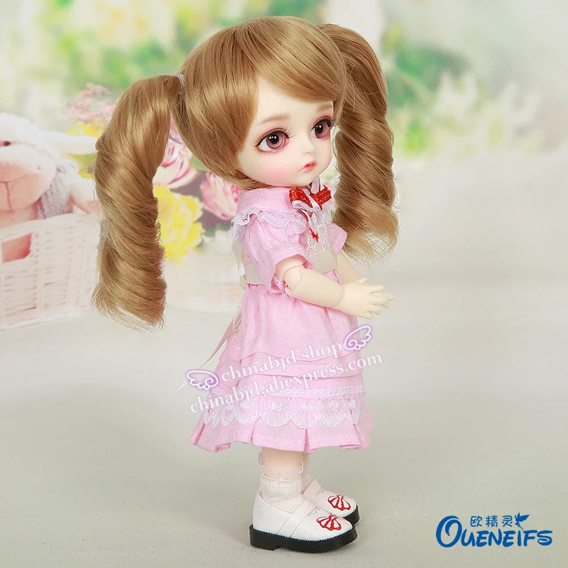 Одежда для кукол BJD розовые плиссированные юбки с белым ремнем на лето Lati Coco Haru