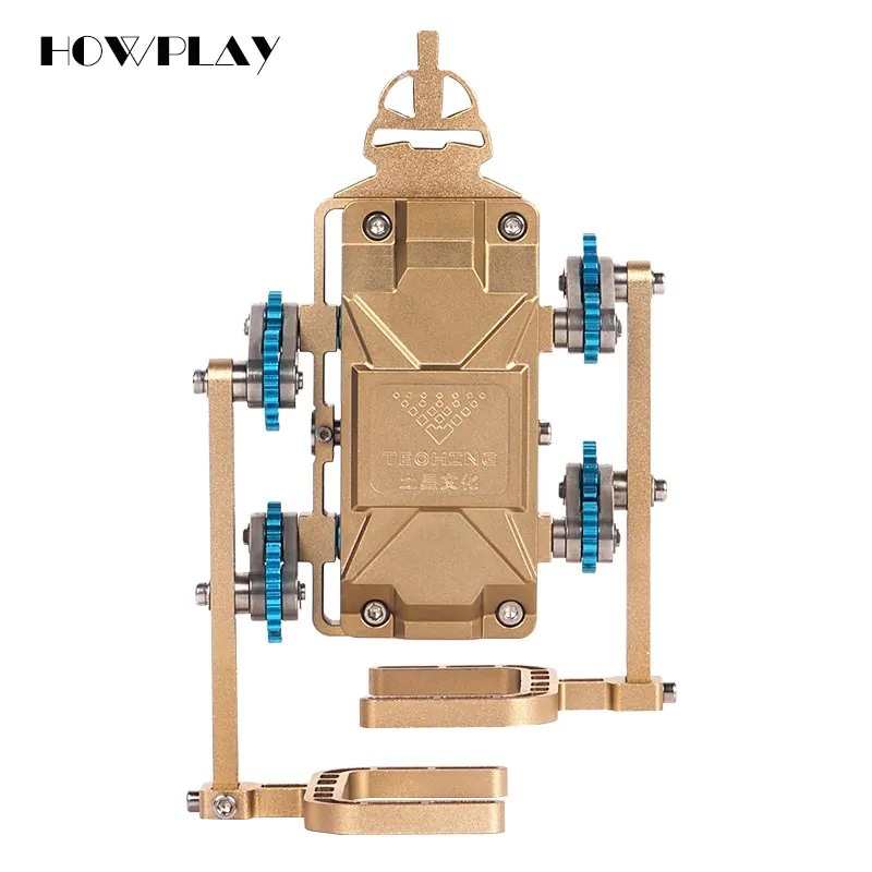 HowPlay Walking robot Металлическая Модель для сборки смартфона дистанционное управление