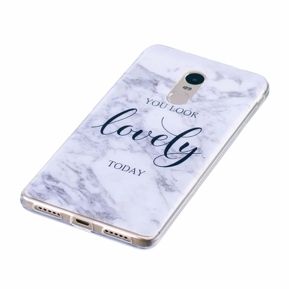 ARYIKUM For Xiaomi Redmi Note 4X Pro 3gb 32gb 4gb 64gb Note4X Case TPU Silicon Marble Phone Cover Xiami Xiomi 4 X |
