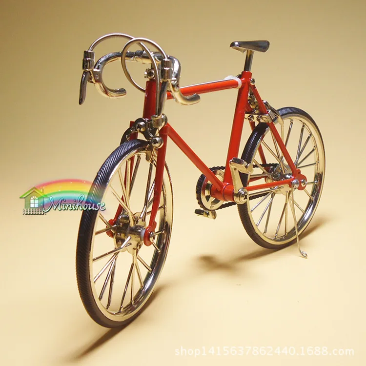 

Cute MINI Dollhouse Miniature Adornment bicycle