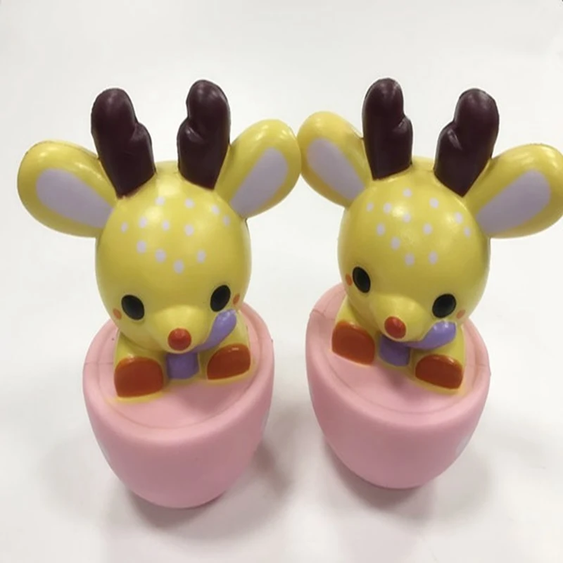 Squishying Jumbo Teacup олень лося 14 см медленно поднимающаяся игрушка с оригинальной