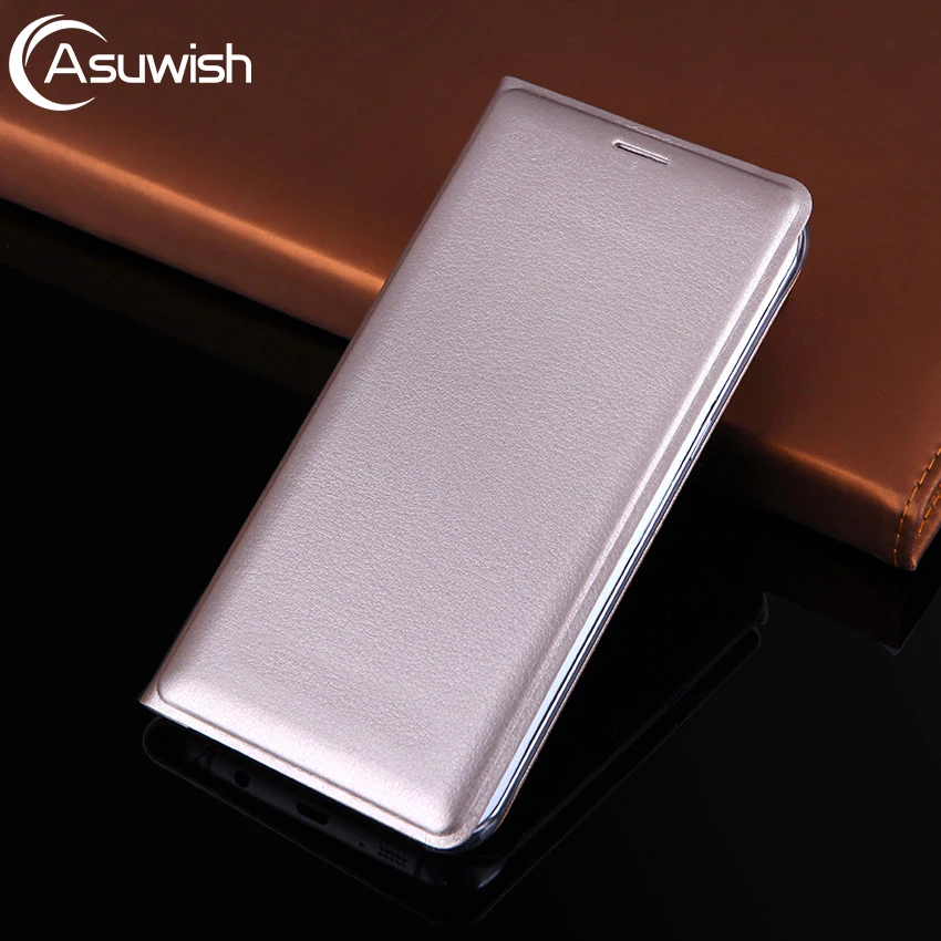 

360 Flip Leather Phone Case For Samsung Galaxy S7 Edge S8 Plus S 7 8 S7edge S8plus SM G935F G930F G950F Wallet Case Book Cover